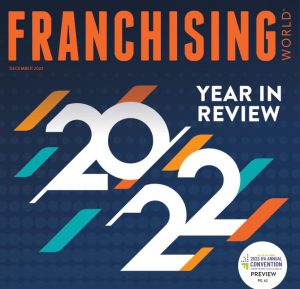 Franchising World Year in Review 2022 Magazine Cover